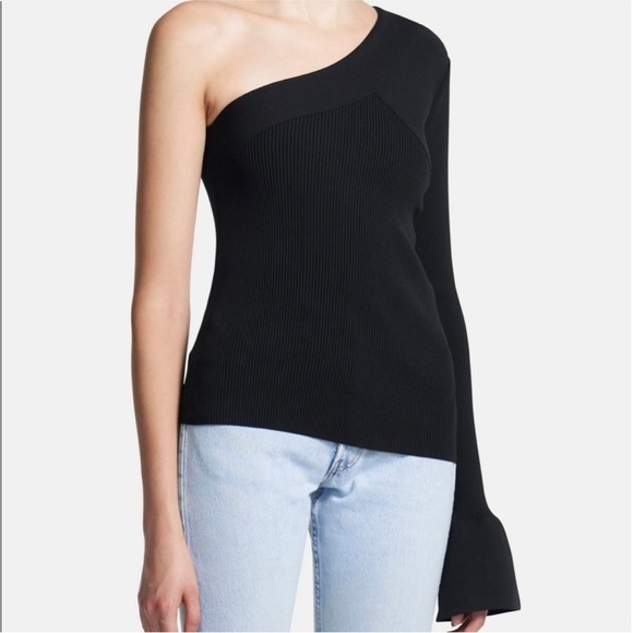 Theory one-shoulder sweater NEW - Picture 4 of 6